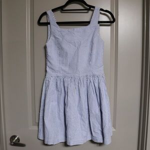 Button Back Seersucker dress